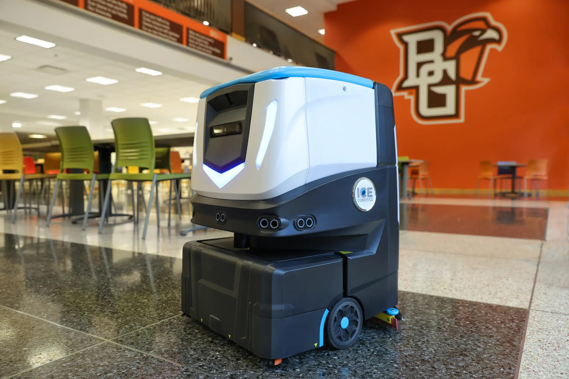 Cobi at BGSU Student Union Building